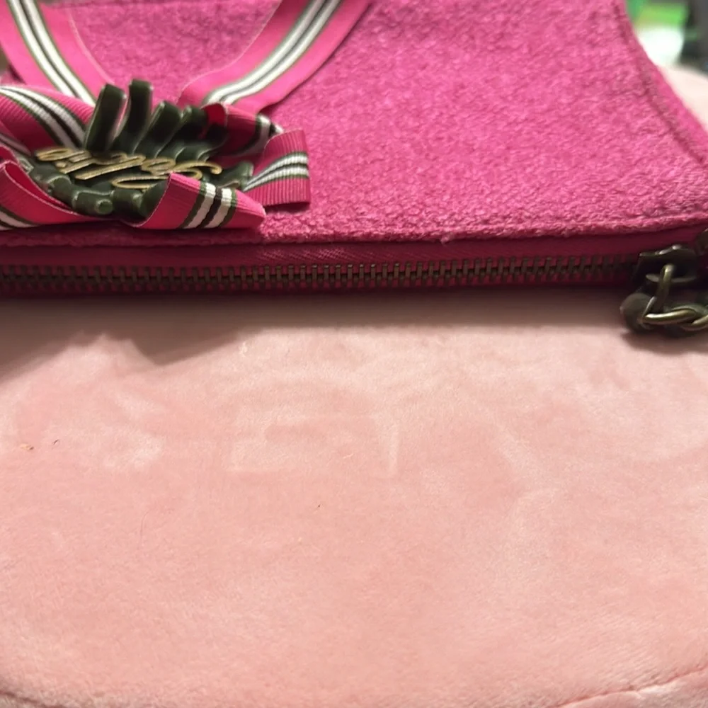 VINTAGE MAGENTA HOT PINK GOLDIE LIMITED EDITION MAKEUP‎ BAG CLUTCH
